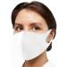 Reusable Face Mask GENERISE Stylish Face Mask x5 - Polyurethane Breathable Washable Face Mask - Unisex (White) - Buy Online on GoSupps.com