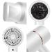 1800W Professtional Hair Dryer Salon Hairdryer Ionic Hair Dryer Portable Hair Dryer 2 Speed and 3 Heat with Nozzles Overheat Protection Low Noise Lightweight for Home Use Travel Black Small - Buy Online on GoSupps.com