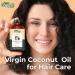 ORGANIC ZING Virgin Coconut (Cocos nucifera) Oil | Pure & Natural Carrier Oil for Skincare Haircare & Massage- 30ml/1.01fl oz - Buy Online on GoSupps.com