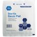 Medpride 4x4 Sterile Gauze Pads 100-Pack | 12-Ply Cotton, Highly Absorbent | Wound Care & First Aid Kit Essential - Buy Online on GoSupps.com