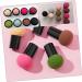 POPETPOP Simple Puff 20 Sets Mushroom Head Puff Non Latex Makeup Foundation Hydrophilic Polyurethane Girl Makeup Pad - Buy Online on GoSupps.com
