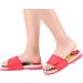 Verdant Touch Foot Massager Shoes - Red Health Care Massage Slippers for Improved Blood Circulation | Size 37 - Buy Online on GoSupps.com