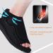 QDCZDQ Women's Diabetic Sandals | Extra Wide Open Toe Shoes for Arthritis Edema | Adjustable Black Slippers for Unisex | W 12US/M 10US/46 EU - 27.5 cm - Buy Online on GoSupps.com