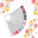 150pcs Transparent Nail Swatches Sticks - Fan-shaped Nail Polish Display Board for Nail Art Practice - Buy Online on GoSupps.com