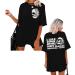 Black Skull Oversized Women's T-Shirt - Loose Fit Short Sleeve Top - Size Large - Buy Online on GoSupps.com