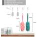 WOBEVB Long Handled Back Scrubber with Soft Nylon Mesh Sponge - Exfoliating Shower Loofah On a Stick for Men and Women - Buy Online on GoSupps.com