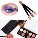 Hillento 100 Pack Disposable Double Ended Sponge EyeShadow Brushes Tipped Oval Makeup Applicator Black - Buy Online on GoSupps.com