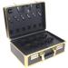 Professional Barber Carrying Case with Code Lock | Travel Hair Cutting Tool Kit Organizer for Stylists & Groomers - Golden - Buy Online on GoSupps.com