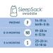 HALO 100% Cotton Sleepsack Swaddle | 3-Way Adjustable Wearable Blanket | TOG 1.5 | Heather Grey | Small (3-6 Months) | Pack of 1 - Buy Online on GoSupps.com