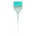 Glitter Handle Hair Dye Brush Hair Coloring Tool with Long Handle Material Pearly Lustre Handle for Beauty Salon and Hair Salon (Green)