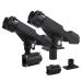 Bekith 2 Pack Adjustable Powerlock Rod Holder with Combo Mount, Black Finish