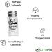 Ecoyou Sustainable Dental Floss - Bamboo Activated Carbon Plastic-Free & Reusable Glass Flacon Vegan Mint Flavor 30m 2-Part Set - Buy Online on GoSupps.com