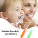 Shop Jiakalamo 4-Piece Travel Toothbrush Kit - Foldable Soft Bristles & Comb - Perfect for Adults & Kids - Camping & Hiking Essentials - Pink Orange Blue Green Colors - Buy Online on GoSupps.com