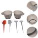 KALLORY Hair Dye Brush and Bowl Set - 2 Sets | Hair Coloring Kit for DIY Salon Style | Hair Styling Accessories - Buy Online on GoSupps.com