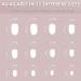 French False Nails 24Pcs Nude Almond Full Cover Press on Nails with Glue - White French Nail Tips for Women Girls | Nails Art #XRFS - Buy Online on GoSupps.com