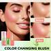 Colour Changing Blush Oil Liquid Blush Oil for Cheeks PH Reacting Blush Oil Long Lasting Moisturizing Formula Reacts to Your Skin's PH for a Natural Dewy Makeup Multi-use for Eyes Lips Cheeks - Buy Online on GoSupps.com