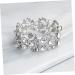 Fomiyes Women's Diamond Bracelet - Stunning Open Bangle & Pearl Accessories for Anniversary Gifts - Buy Online on GoSupps.com