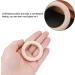 50 Unfinished Natural Wood Rings - 50mm DIY Craft Accessories for Jewelry Bracelets & Garlands - Buy Online on GoSupps.com
