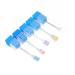 POPETPOP 5pcs Nail Dust Brush Nail Art Tool Set Manicure Pedicure Tool Set Nail Care Tools Cleaning Brush Nail for Cleaning Fingernail Nail Drill Machine Nail Dust Cleaner Drill Rig Metal 7.5x1.2cm Assorted Color