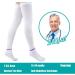 T.E.D. Anti Embolism Stockings 15-20 mmHg Compression with Inspect Toe Hole - White 1 Pair - Buy Online on GoSupps.com
