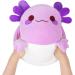15.7 Purple Soft Axolotl Plush Pillow - Kawaii Stuffed Animal Toy for Kids, Women - Adorable Chubby Doll Sofa Decor - Birthday & Mother's Day Gift - Buy Online on GoSupps.com