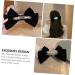 minkissy 1pc Hairpin Bow Hair Clips Grosgrain Hair Bow Wedding Headpieces Big Hair Bow Clip Bow Knot Barrettes Hair Accessories for Women Wedding Fabric Pearl Small and Fresh Girl 17.5X11.5X2.5CM Black - Buy Online on GoSupps.com