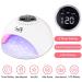 Urvoix 84W UV LED Nail Lamp - Professional Salon Gel Polish Dryer with LCD Display and Auto-Sensing Technology - Buy Online on GoSupps.com
