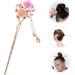 Mikinona vintage hair stick classical modeling bun China hair claw clips Hair up Miss Opal Chopsticks flowers women's the flowers hair sticks for buns flower tassel hairpin - Buy Online on GoSupps.com