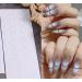 10 Sheets Airbrush Nail Stencils Stickers - 3D Self-Adhesive Designs for DIY Manicure Nail Art - Buy Online on GoSupps.com