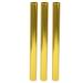 VGEBY Relay Batons, 3Pcs Aluminum Alloy Track & Field Track Batons for for Athletes Students Office Clark Outdoor Field Race Gold