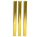 Relay Baton, 3Pcs Aluminum Alloy Electroplating Relay Batons Track and Field Sprint Match Batons for Outdoor Running Field Race Sports Relay Events, Gold