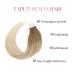 SixStar Hair Tape-In Extensions 40cm | 50g 16 Inch Balayage Ash Brown to Ash Blond | Real Hair for Women - Buy Online on GoSupps.com