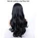 Zanawigs Long Corrugated Black Synthetic Wig - 24 Inch Curly Heat-Resistant Middle Part Wig for Women - Buy Online on GoSupps.com