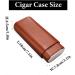 Cigar Boxs Humidors Delicate Compact and Portable Cigars Case Ceinterior Cigar Box Leather Exterior Cigar Humidor with Cigar Cutter Portable - Buy Online on GoSupps.com