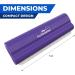 Equigroomer 5 (12.7cm) - Purple Grooming Tool for Pets | International Shipping Available - Buy Online on GoSupps.com