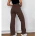 Soluo Womens Relaxed Fit Straight Jeans Retro Stretchy High Waisted Boyfriend Jean Distressed Washed Streetwear Denim Pants Brown 40 - Buy Online on GoSupps.com