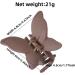 6 PCS Butterfly Hair Claw Clip Matte Claw Clips for Thin Hair Cute Jaw Clips for Long Curly Hair Medium Strong Hold Butterfly Hair Clamps Beautiful Hair Clips Hair Accessories for Girls and Women - Buy Online on GoSupps.com