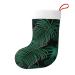 Floral Swan New Year Christmas Socks Velvet Christmas Socks Banana Leaf Green Banana Leaf Green One Size