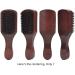 Dewedrt 1pcs Hair Funnel Wooden Shaving Brush the Face Baby Beard Brush Easy Install Easy to Use Brown - Buy Online on GoSupps.com