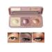 FAEYLI 3 Color Eyeshadow Eyeshadow Palette  High pigment matte Shimmer can be mixed lasting nature makeup palette 3STDNYY-01