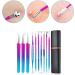 Rehomy 10pcs Stainless Steel Blackhead Remover Extractor Tools Acne Kit Pimple Popper Tool Kit for Nose Face Forehead - Buy Online on GoSupps.com