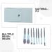 NUOBESTY 1 Set of Travel Makeup Soft Makeup Portable Cosmetics Tools Set Blue - Buy Online on GoSupps.com