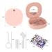Retainer Case with Vent Holes and Mirror - Cute Slim Aligner Case with Retainer Removal Tool - Pink - Buy Online on GoSupps.com