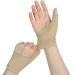 Thumb Wrist Brace Compression Sleeve for Arthritis Pain Relief Tendonitis Protector Support Soft Elastic Fabric Thumb Splint Glove Liner for Women and Men -Fits Both Hands-(M)(1 pair) Medium