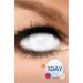 FUNZERA Dead Zombie Halloween Contact Lenses - White Non-Prescription Pack of 2 for Cosplay & Carnival - Buy Online on GoSupps.com