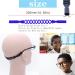 Buy Children's Glasses Band | Non-Slip Silicone Straps for Boys & Girls | Elastic Sports Glasses Holder in Black/Blue - Buy Online on GoSupps.com