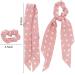 FZBNSRKO 10 Pack Printed Flower Scrunchies Scarf - Floral Headband Ponytail Holders for Women and Girls - Buy Online on GoSupps.com