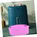Design Cushion Silicone Reusable Cooking Non-Stick Household Food Liner Accessory Handle for Air Purple 19X19X7CM - Buy Online on GoSupps.com