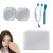 Soft contact lens remover-eye contact removal tool silicone-drainage/remover tool for inserting/removing eye contact portable silicone shovel and contact tweezers for LVTFCO buyers and carriers with a double box