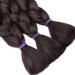 Tess 41 Jumbo Braids Extensions - 5pcs Synthetic Braiding Hair Dark Brown #4 - 165g Bundle Crochet Hair Extensions (100cm) - Buy Online on GoSupps.com
